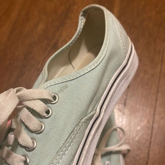Vans Mint Sea Foam Tennis Shoes Size 9 - Picture 8 of 9